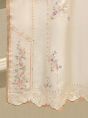 3 Piece- Pure Shisha Silk Embroidered Suit S115039