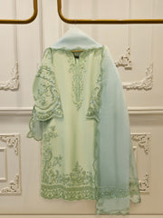 3 Piece- Pure Shisha Silk Embroidered Suit S115038