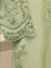 3 Piece- Pure Shisha Silk Embroidered Suit S115038