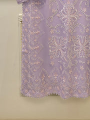 2 Piece - Pure Embroidered Cotton Net Suit S114117