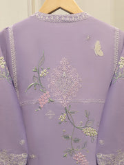 3 Piece - Embroidered Khadi Silk Suit WS00394