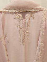 3 Piece- Pure Shisha Silk Embroidered Suit S115042