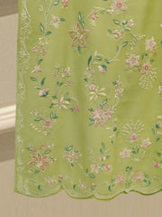 3 Piece - Pure Khaddi Silk Embroidered Suit S115092