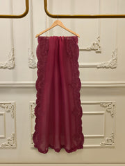 3 Piece- Pure Sheesha Silk Embroidered Suit S115228