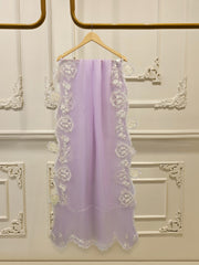 3 Piece- Pure Sheesha Silk Embroidered Suit S115271