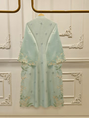 3 Piece- Pure Sheesha Silk Embroidered Suit S115276
