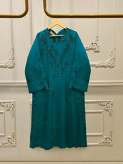3 Piece - Embroidered Khadi Silk Suit WS00408