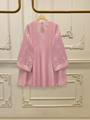 3 Piece- Pure Sheesha Silk Embroidered Suit S115291