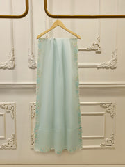 3 Piece- Pure Sheesha Silk Embroidered Suit S115328