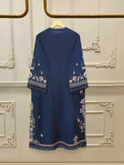 3 Piece- Pure Sheesha Silk Embroidered Suit S115399