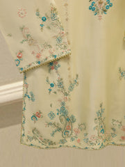 3 Piece- Pure Sheesha Silk Embroidered Suit S115406