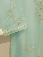 3 Piece - Pure Embroidered Chiffon Suit S115562