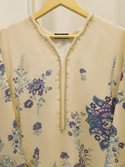 2 Piece - Pure Khaddi Silk Embroidered Suit S115546