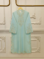 3 Piece - Pure Khaddi Silk Embroidered Suit S115571