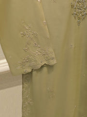 3 Piece - Pure Khaddi Silk Embroidered Suit S115582