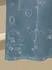 3 Piece- Pure Korean Silk Embroidered Suit S115649