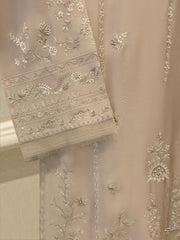 3 Piece- Pure Sheesha Silk Embroidered Suit S115658