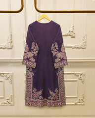 2 Piece- Pure Sheesha Silk Embroidered Suit S115765