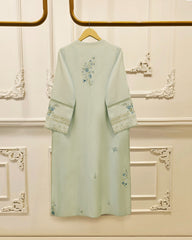 3 Piece- Pure Sheesha Silk Embroidered Suit S115768