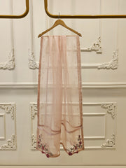 3 Piece- Pure Cotton Net Embroidered Suit S111589