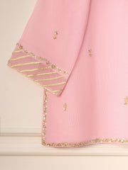 3 Piece- Pure Cotton Net Embroidered Suit S111108
