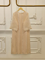 3 Piece - Pure Organza Embroidered Suit S113112