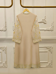 2 Piece - Pure Embroidered Cottone Net Suit S113511