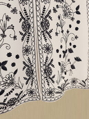 3 Piece - Pure Embroidered Cotton Net Suit S111706