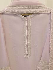 3 Piece - Pure Embroidered Cottone Net Suit S113512