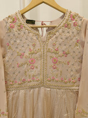 2 Piece- Pure Sheesha Silk Embroidered Suit S115560