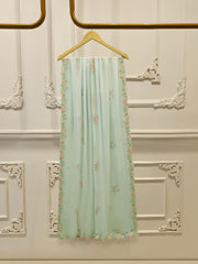 3 Piece- Pure Sheesha Silk Embroidered Suit S115646