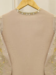 2 Piece - Pure Embroidered Cottone Net Suit S113511