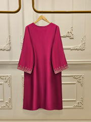 2 Piece- Pure Embroidered Sheesha Silk Suit S111764