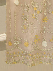 2 Piece - Pure Embroidered Cottone Net Suit S113511