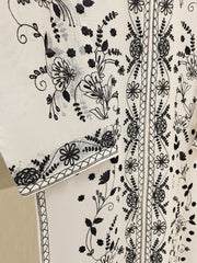 3 Piece - Pure Embroidered Cotton Net Suit S111706