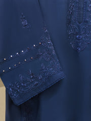 2 Piece - Embroidered Kora Cotton Silk Suit S111822