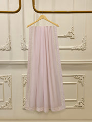 3 Piece - Pure Embroidered Cottone Net Suit S113512