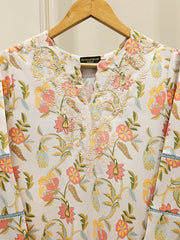 2 Piece - Digital Printed Embroidered Lawn Suit S111708