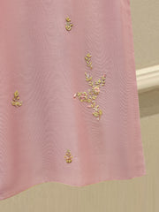 2 Piece - Pure Embroidered Cotton Net Suit S111870