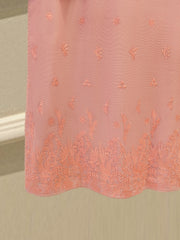 3 Piece - Pure Embroidered Cotton Net Suit S114041