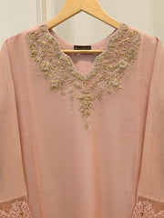 Pure Embroidered Cotton Net Shirt S113812