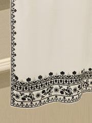 2 Piece - Pure Embroidered Cotton Net Suit S111780