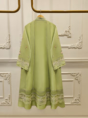 3 Piece - Pure Embroidered Cotton Net Suit S111819