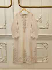 Pure Embroidered Sheesha Silk Shirt S114006