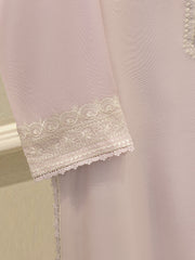 3 Piece - Pure Embroidered Cottone Net Suit S113512