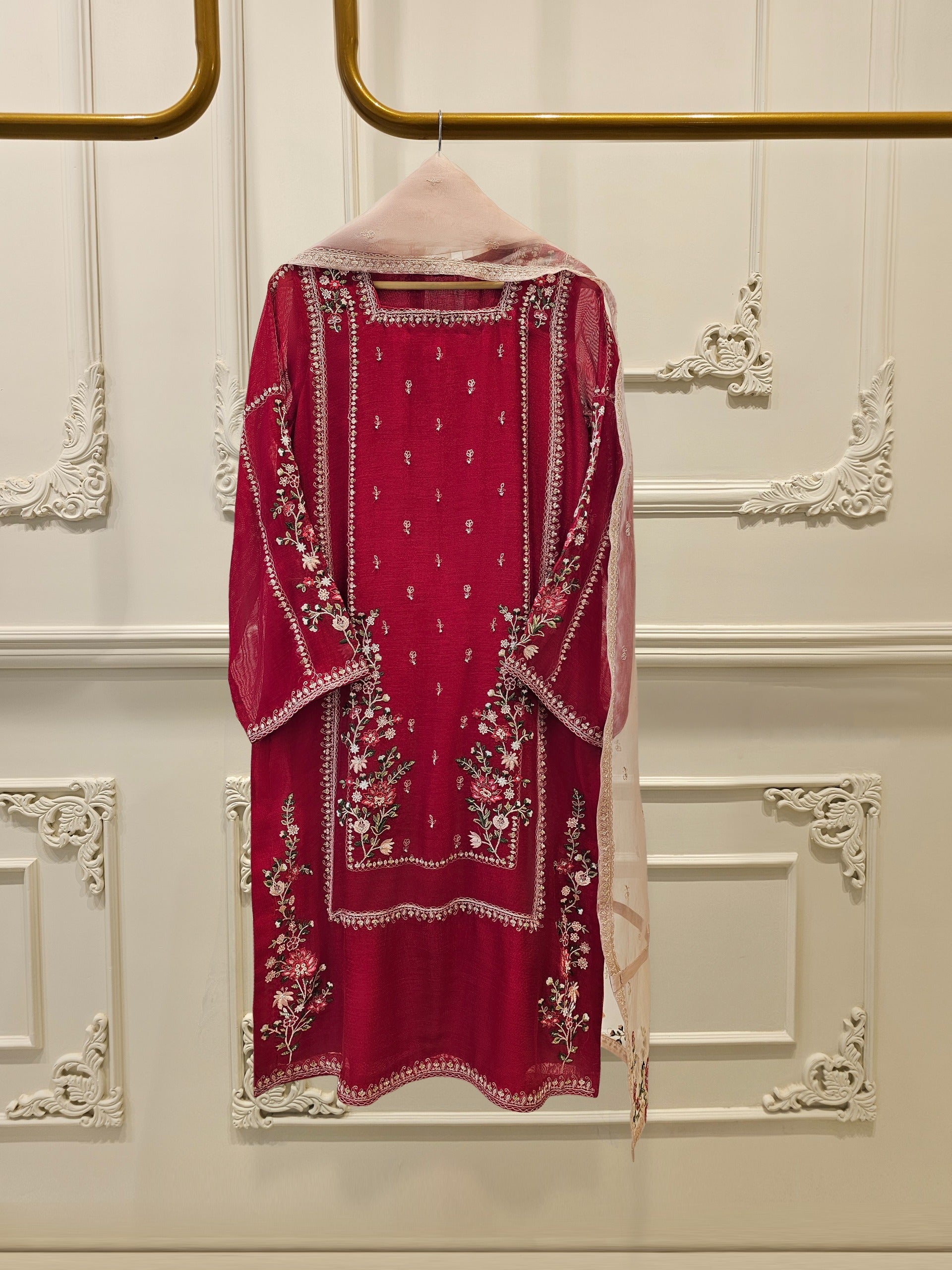 Threads & Motifs Pret Formal Wear Net 2 Piece Suit 8568