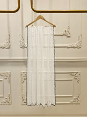 3 Piece - Pure Embroidered Cotton Net Suit S111706