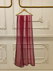 3 Piece - Pure Organza Embroidered Suit S111710