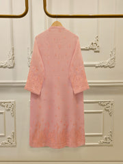 3 Piece - Pure Embroidered Cotton Net Suit S114041