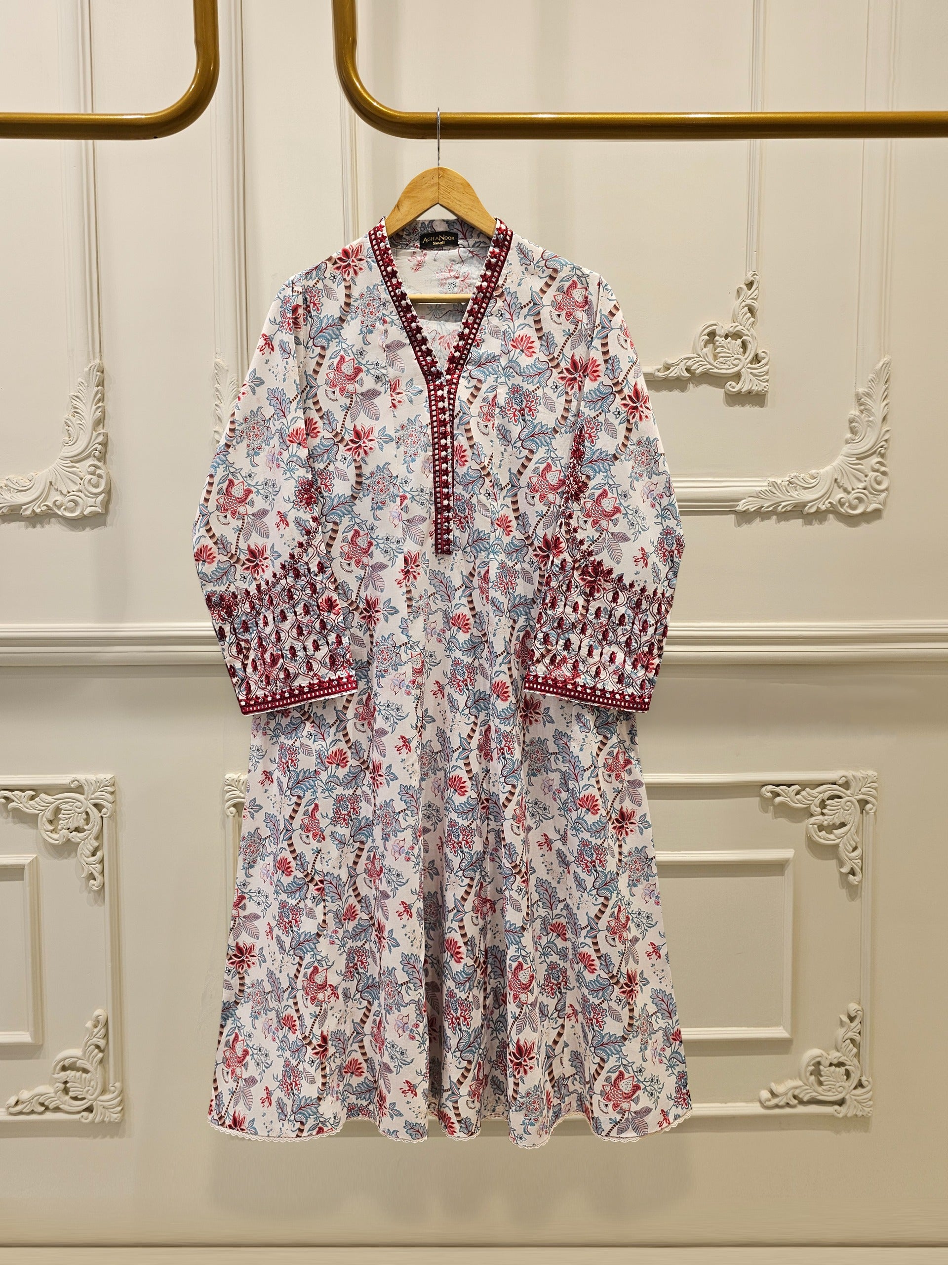 Digital Print 2-Piece Lawn Suit for Girls main image 0